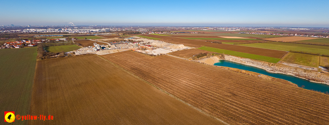 07.02.2023 - Luftbilder von dem Quetschwerk in Gronsdorf bei Haar